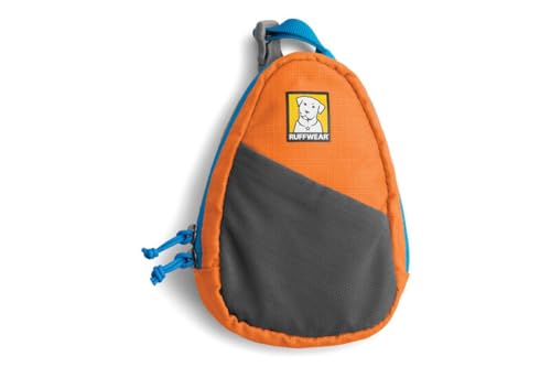 RUFFWEAR Hundekot-Beutel Spender, Zur Befestigung an Jede Art von Leine, Inkl. Kotbeutel, Orange, Stash Bag von RUFFWEAR