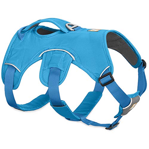 RUFFWEAR Mehrzweck-Hundegeschirr, Raues Gelände, Arbeitshunde, Große bis sehr große Hunderassen, Größenverstellbar, Größe: L/XL, Blau, Web Master Geschirr RUFFWEAR Mehrzweck-Hundegeschirr, Raues Gelände, Arbeitshunde, Große bis sehr große Hunderassen, Größenverstellbar, Größe: L/XL, Blau, Web Master Geschirr von RUFFWEAR