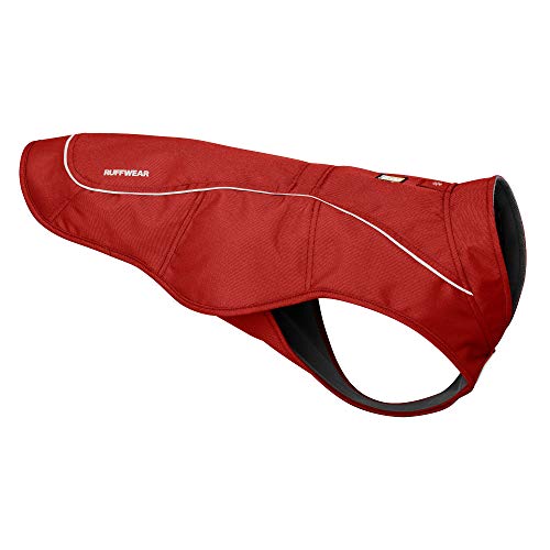 RUFFWEAR Overcoat Jacket, Abriebfester Hundemantel mit Fleecefutter für Kaltes Wetter, Red Clay, X-Large von RUFFWEAR
