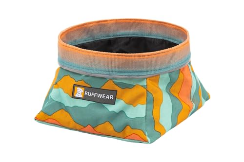 Ruffwear Quencher Travel Reise-Hundenapf, Tragbarer und Faltbarer Wassernapf für Hunds Spring Mountains von RUFFWEAR