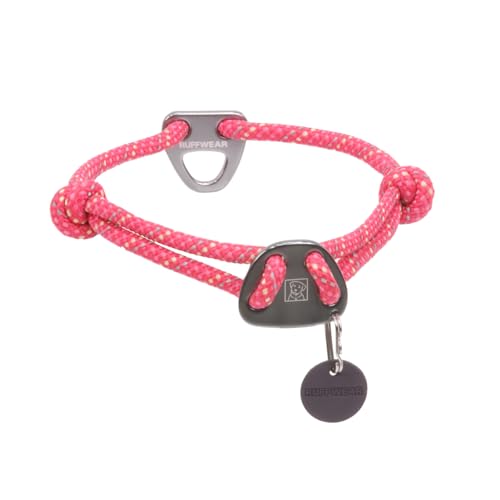 Ruffwear Knot-a-Collar mittelgroßes Hundehalsband, Kletterseil, verstellbar und stabil für Spaziergänge mit dem Hund, Größe M (36–50 cm), Fireweed Pink Ruffwear Knot-a-Collar mittelgroßes Hundehalsband, Kletterseil, verstellbar und stabil für Spaziergänge mit dem Hund, Größe M (36–50 cm), Fireweed Pink von RUFFWEAR