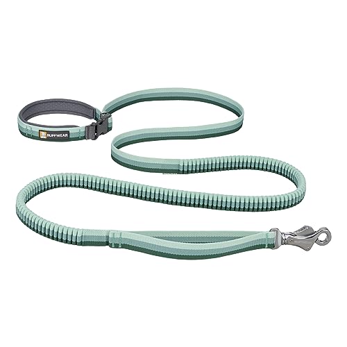 Ruffwear, Roamer Bungee-Hundeleine zum Laufen, Radfahren oder Wandern, kann mit der Hand oder ohne Hände verwendet Werden, Felsgrün, 7.3-11ft von RUFFWEAR