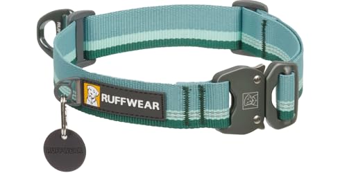 RUFFWEAR Top Rope Mittelgroßes Hundehalsband, bequemes und Starkes Gurtband für Spaziergänge mit dem Hund, Größe M (36–51 cm), River Rock Green RUFFWEAR Top Rope Mittelgroßes Hundehalsband, bequemes und Starkes Gurtband für Spaziergänge mit dem Hund, Größe M (36–51 cm), River Rock Green von RUFFWEAR