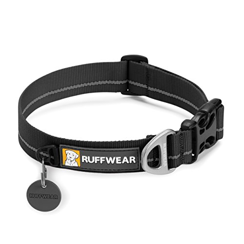 Ruffwear 25202-001L Hoopie Collar Hundehalsband, Obsidian schwarz - Uni, L von RUFFWEAR