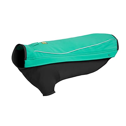 Ruffwear Cloud Chaser Jacket, Warmer, Wetterfester Hundemantel mit Ärmeln, Aurora Teal, X-Large von RUFFWEAR