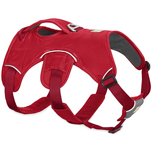 RUFFWEAR Mehrzweck-Hundegeschirr, Raues Gelände, Arbeitshunde, Große bis sehr große Hunderassen, Größenverstellbar, Größe: L/XL, Rot, Web Master Geschirr RUFFWEAR Mehrzweck-Hundegeschirr, Raues Gelände, Arbeitshunde, Große bis sehr große Hunderassen, Größenverstellbar, Größe: L/XL, Rot, Web Master Geschirr von RUFFWEAR
