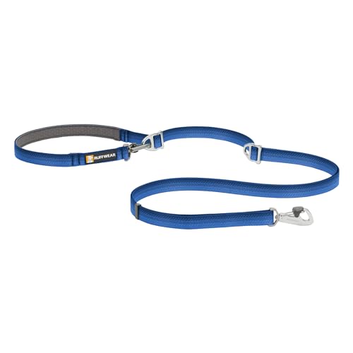 RUFFWEAR Leash, Switchbak, Hundeleine mit Verstellbarer Länge und 2 Verschlussclips, über der Schulter, in der Hand, Koppler, doppelt geklippt, Einheitsgröße, Blue Pool RUFFWEAR Leash, Switchbak, Hundeleine mit Verstellbarer Länge und 2 Verschlussclips, über der Schulter, in der Hand, Koppler, doppelt geklippt, Einheitsgröße, Blue Pool von RUFFWEAR