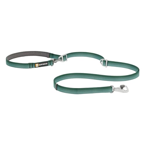 RUFFWEAR Leash, Switchbak, Hundeleine mit Verstellbarer Länge und 2 Verschlussclips, über der Schulter, in der Hand, Koppler, doppelt geklippt, Einheitsgröße, River Rock Greeen RUFFWEAR Leash, Switchbak, Hundeleine mit Verstellbarer Länge und 2 Verschlussclips, über der Schulter, in der Hand, Koppler, doppelt geklippt, Einheitsgröße, River Rock Greeen von RUFFWEAR