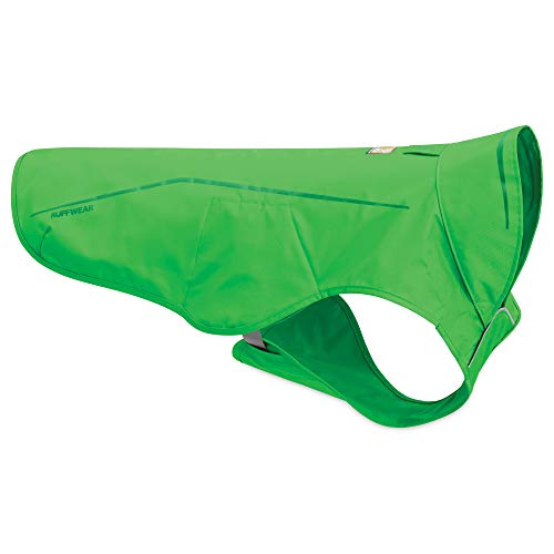 Ruffwear Wasserdichte Regenjacke für Hunde, Miniatur-Hunderassen, Größe: XXS, Grün (Meadow Green), Sun Shower, 05302-345S2 von RUFFWEAR