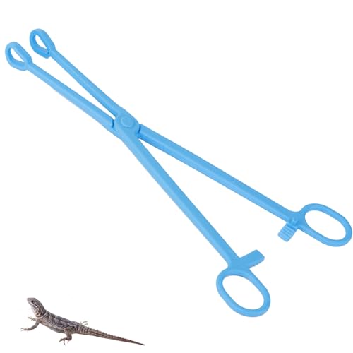 RUIAN 24,5 cm Reptilien-Futterclip, Kunststoffzange, sicher, bequem, für Schildkröten, Eidechsen und mehr, Clip, Reptilien-Kunststoff-Pinzette RUIAN 24,5 cm Reptilien-Futterclip, Kunststoffzange, sicher, bequem, für Schildkröten, Eidechsen und mehr, Clip, Reptilien-Kunststoff-Pinzette von RUIAN