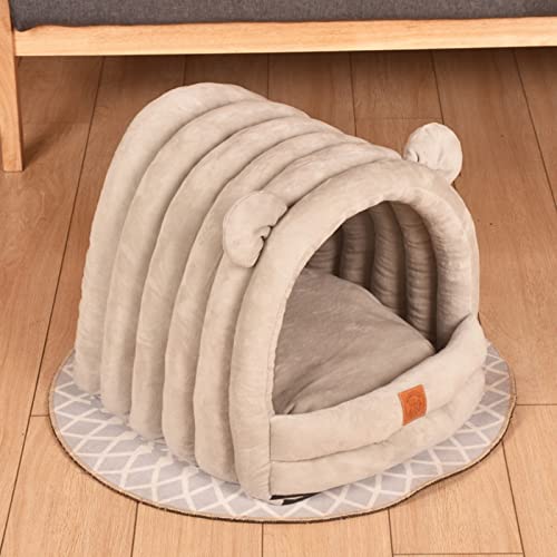 Haustierzelt, tragbar, für kleine Hunde, Katzen, Haustiere, weich, warm, waschbar, gemütlich, Schlafnest, Welpen, Kätzchen, beruhigendes Höhlenbett Haustierzelt, tragbar, für kleine Hunde, Katzen, Haustiere, weich, warm, waschbar, gemütlich, Schlafnest, Welpen, Kätzchen, beruhigendes Höhlenbett von RUIBEI