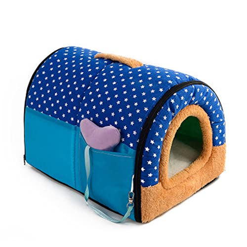 Hundebett für Katzen, Welpen, Kätzchen, weich, gemütlich, beruhigend, tragbar, für Hunde und Katzen, Schlafnest, Anti-Angst, Katzen, Hundehöhle, waschbar, rutschfest Hundebett für Katzen, Welpen, Kätzchen, weich, gemütlich, beruhigend, tragbar, für Hunde und Katzen, Schlafnest, Anti-Angst, Katzen, Hundehöhle, waschbar, rutschfest von RUIBEI