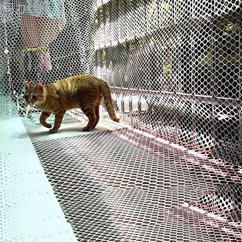 RUIBEI Balkon-Katzen-Sicherheitsnetz, Haustier-Sturzschutznetz, transparentes Schutznetz für Katzen, starkes Kindersicherheitsnetz von RUIBEI