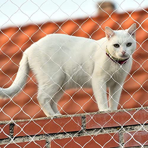 RUIBEI Transparentes Balkon-Sicherheitsnetz für Katzen, Kätzchen, Katzenschutznetz, Balkon, Treppenschutz, Netz, Nylon-Katzenschutznetz von RUIBEI