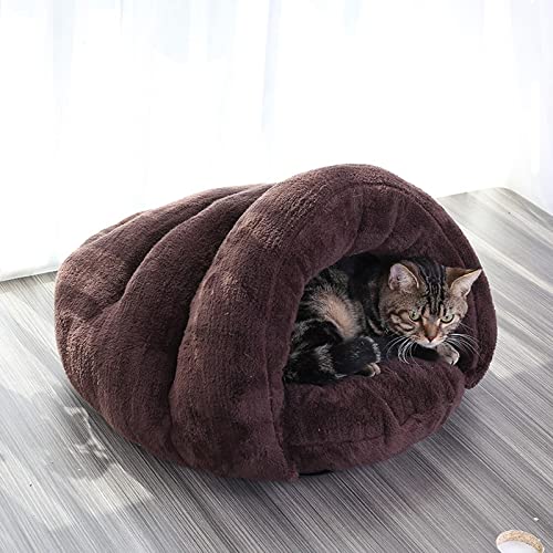 Waschbares Haustierhaus, weich, warm, für Katzenbetten, Hundehöhle, tragbar, 2-in-1 Haustierhöhle für den Innenbereich, Anti-Angst, rutschfest Waschbares Haustierhaus, weich, warm, für Katzenbetten, Hundehöhle, tragbar, 2-in-1 Haustierhöhle für den Innenbereich, Anti-Angst, rutschfest von RUIBEI