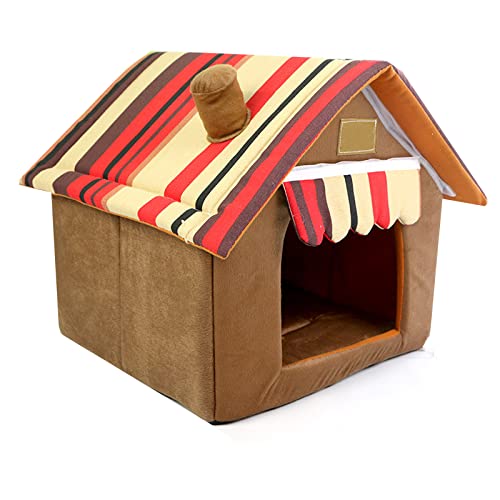 Weiches, kleines Haustierbett, waschbar, für den Innenbereich, für Katzen, Welpen, beruhigendes Bett, weich, warm, Katzenbetten, Schlafnest, tragbar, für Kätzchen, Welpen, Haustierhöhle Weiches, kleines Haustierbett, waschbar, für den Innenbereich, für Katzen, Welpen, beruhigendes Bett, weich, warm, Katzenbetten, Schlafnest, tragbar, für Kätzchen, Welpen, Haustierhöhle von RUIBEI