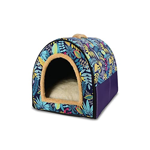 Weiches Hunde- und Katzenbett Tragbares Haustierbett Haus mit Kissen, rutschfest waschbar Katzenhundehöhle Bett 2 in 1 Haustier Schlafnest Abnehmbar Hunde Katzen Zelt Weiches Hunde- und Katzenbett Tragbares Haustierbett Haus mit Kissen, rutschfest waschbar Katzenhundehöhle Bett 2 in 1 Haustier Schlafnest Abnehmbar Hunde Katzen Zelt von RUIBEI