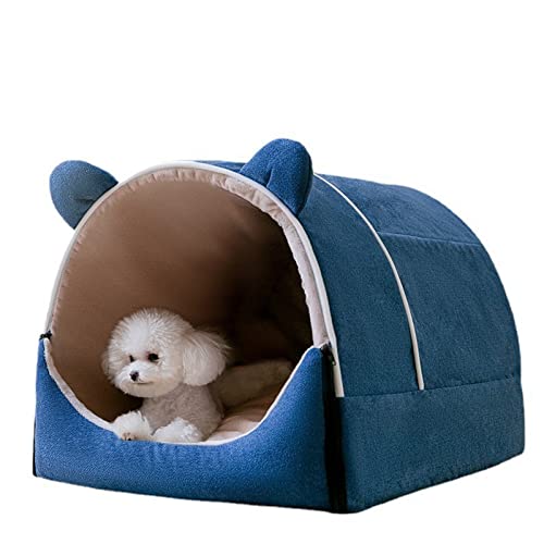 Weiches Hundebett für Katzen, tragbar, gemütlich, waschbar, abnehmbar, Haustierhöhle für den Innenbereich, Schlafnest, Haustierbett für Katzen, Kätzchen, Welpen, Kaninchen Weiches Hundebett für Katzen, tragbar, gemütlich, waschbar, abnehmbar, Haustierhöhle für den Innenbereich, Schlafnest, Haustierbett für Katzen, Kätzchen, Welpen, Kaninchen von RUIBEI