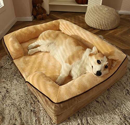 XXLarge Orthopädisches Hundebett,Samt gemütliches Hundesofa,Hundekissen Grosse Hunde,Plüsch Hundekorb,rutschfest,Hundekörbchen Flauschig Hundematte XXLarge Orthopädisches Hundebett,Samt gemütliches Hundesofa,Hundekissen Grosse Hunde,Plüsch Hundekorb,rutschfest,Hundekörbchen Flauschig Hundematte von RUIBEI