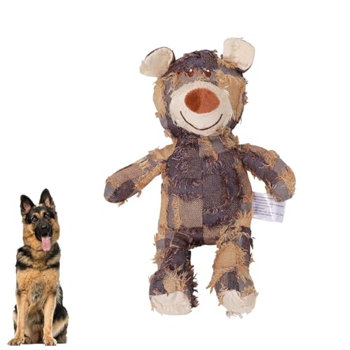 RUICUBEI Unzerstörbares Hundespielzeug für aggressive Kauer, unzerstörbares Hundespielzeug für aggressive Kauer, Spielzeug für Haustiere (Dunkelviolett, mittel) von RUICUBEI
