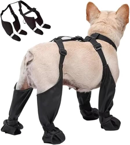 RUIRUIMING Hunde Strapsstiefel, Regenstiefel für Hunde, rutschfeste Hundepfotenstiefel, Leggings, verstellbare wasserdichte Hundeschuhe, Winter, Schnee, Regen, Wandern, Größe XL RUIRUIMING Hunde Strapsstiefel, Regenstiefel für Hunde, rutschfeste Hundepfotenstiefel, Leggings, verstellbare wasserdichte Hundeschuhe, Winter, Schnee, Regen, Wandern, Größe XL von RUIRUIMING