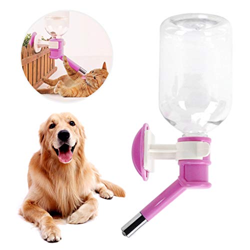 RUIXIB 500 ML Haustier Wasserflaschen Automatischen Fütterung Wasser Wassertränke Pet Hängende Wasserspender Water Trinken Dispenser für Hunde Katze Kaninchen Kleintiere von RUIXIB