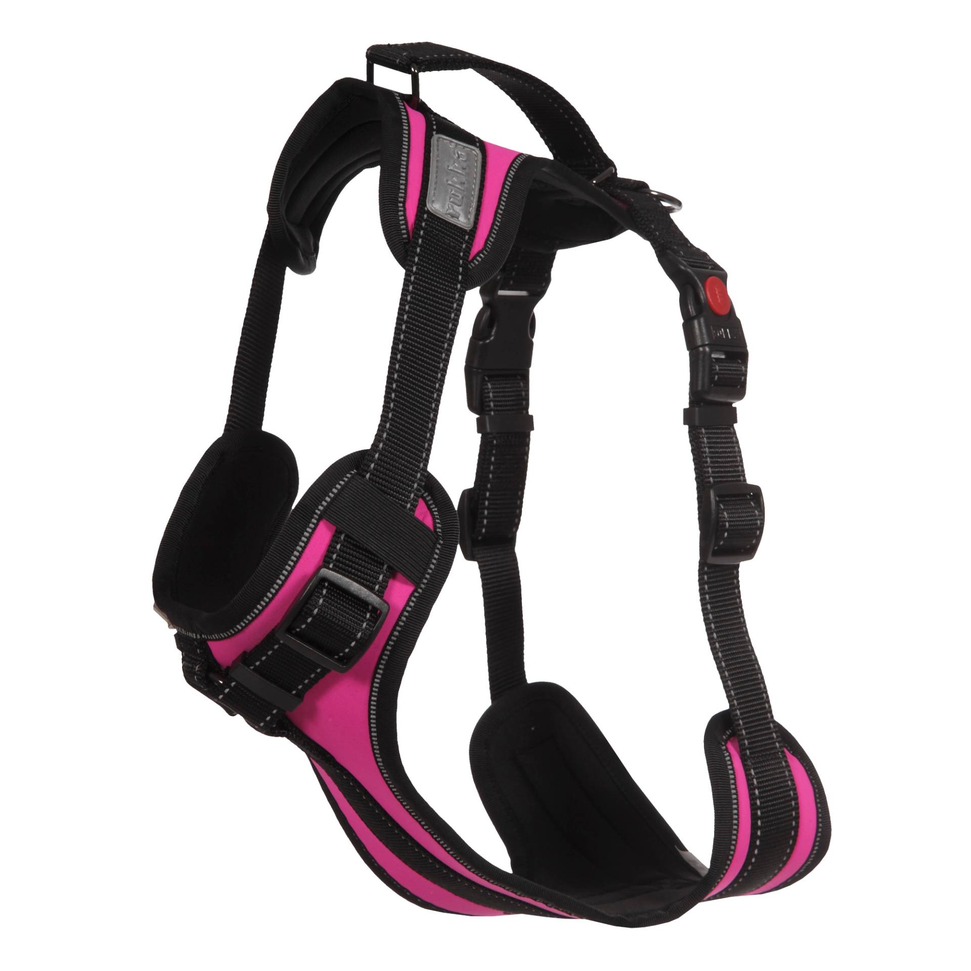 Rukka Geschirr Solid, fuchsia - Größe L: Brustumfang 70-  80 cm von RUKKA