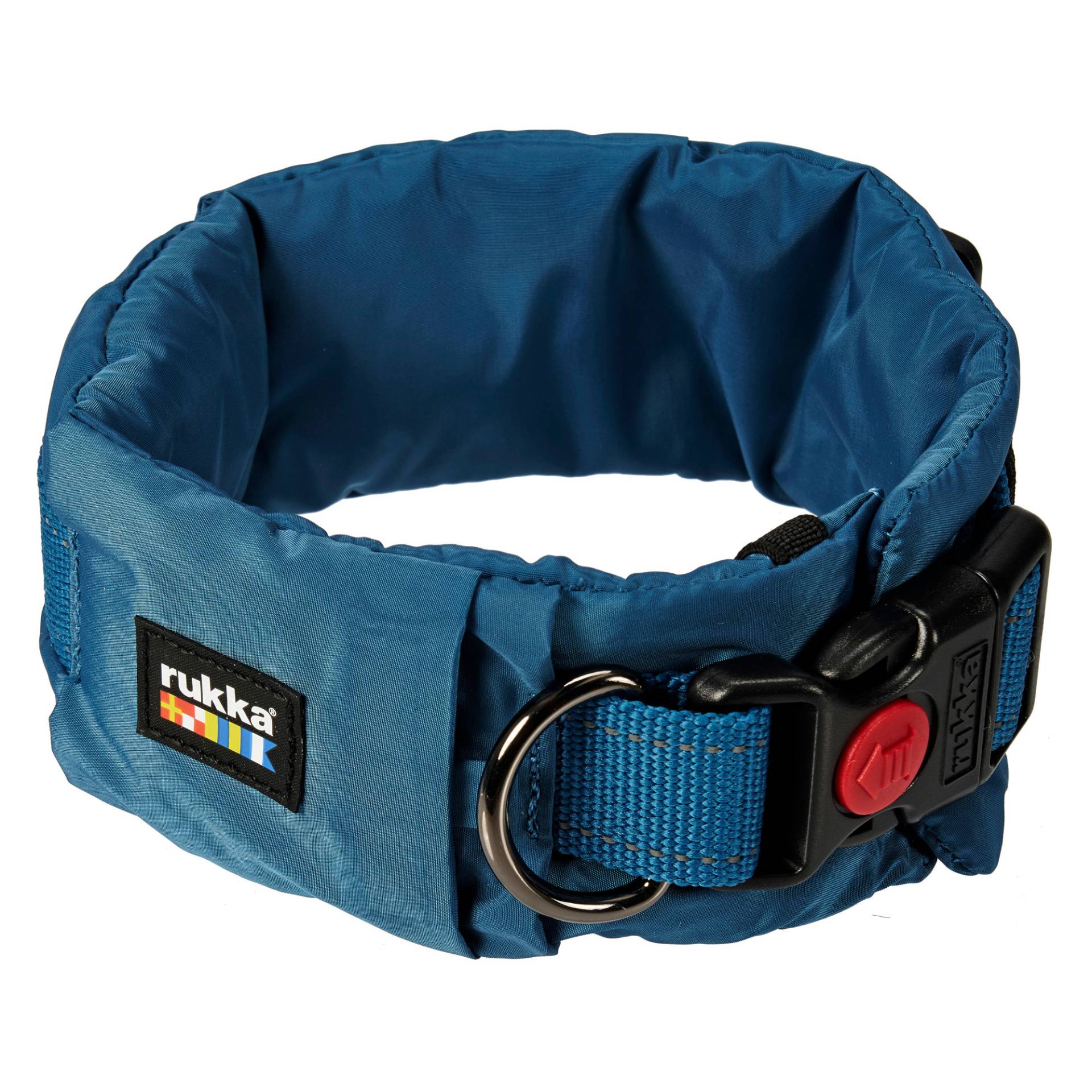 Rukka Halsband Puff - Größe L: 46 - 55 cm Halsumfang, petrolblau von RUKKA
