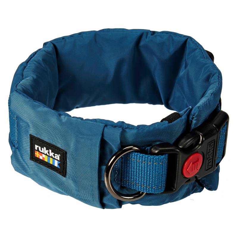 Rukka Halsband Puff - Größe L: 46 - 55 cm Halsumfang, petrolblau von RUKKA