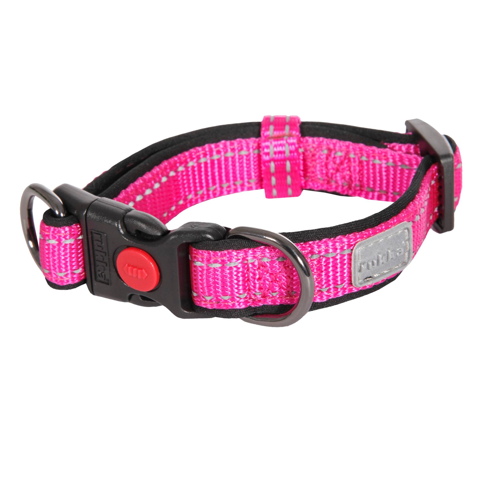 Rukka Halsband Solid, fuchsia - Größe XS: 20 - 30 cm Halsumfang von RUKKA