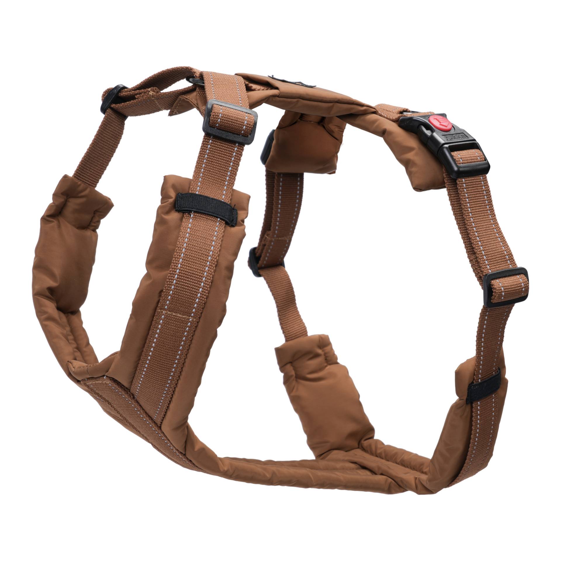 Rukka Hundegeschirr Puff - Größe M: 55 - 75 cm Brustumfang, cognac von RUKKA