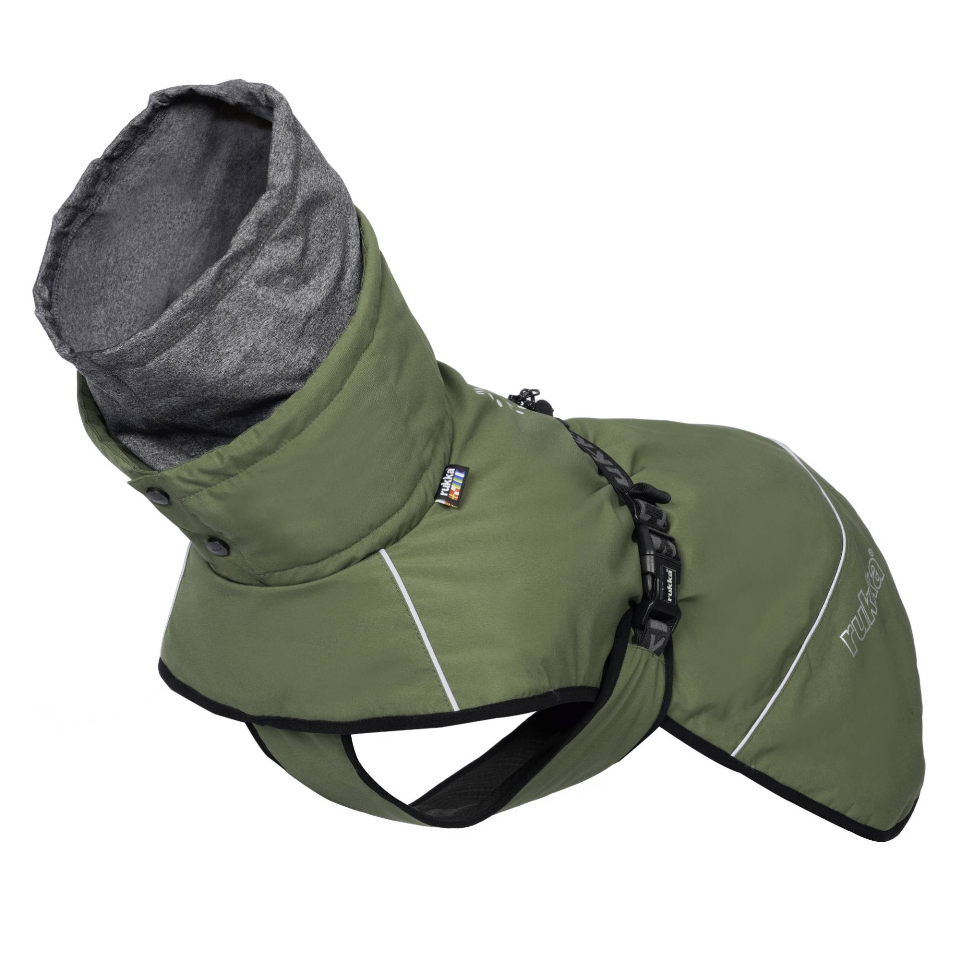 Rukka Hundemantel Warmup 2.0, olive - ca. 70 cm Rückenlänge von RUKKA