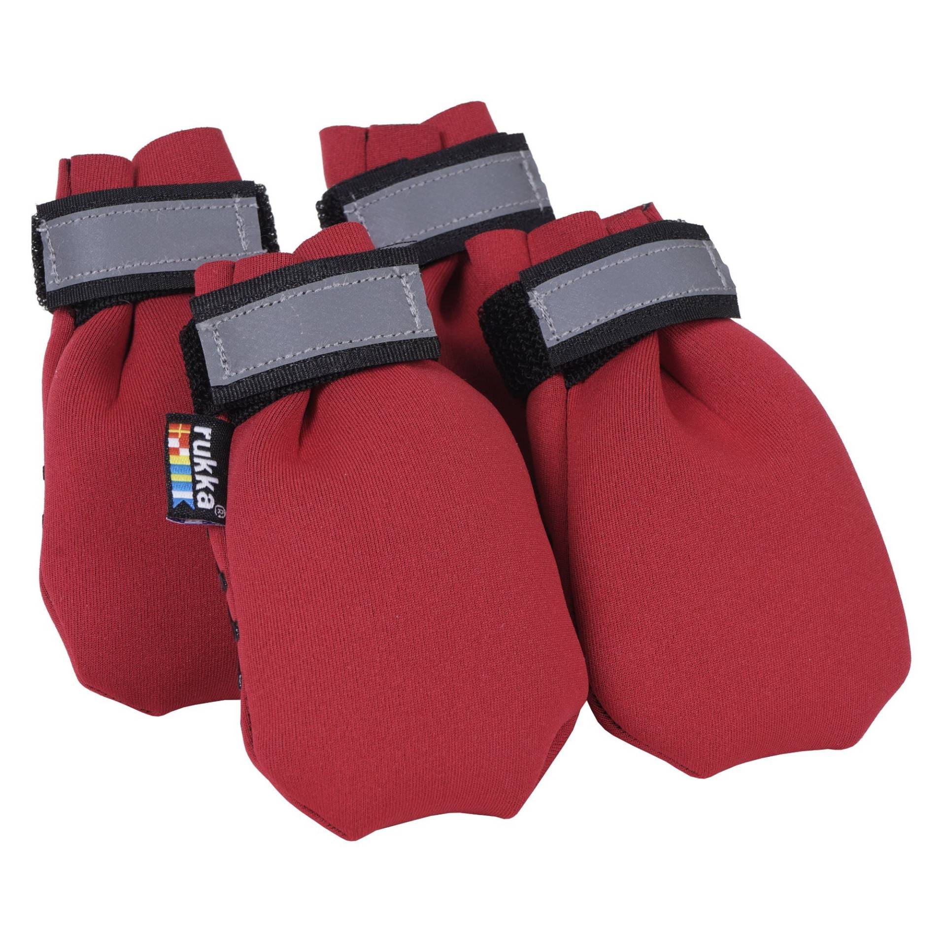 Rukka Hundeschuhe Neopren, rot - Größe 6: Schuhbreite 75 mm von RUKKA