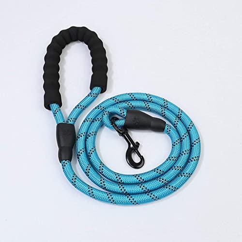 Hundeleine, 1,5 m, Starkes Nylon-Hundeleine, Halsband, Hundeseil mit bequemem, gepolstertem Griff, stark reflektierende Fäden for mittelgroße und große Hunde/2957 Hundeleine, 1,5 m, Starkes Nylon-Hundeleine, Halsband, Hundeseil mit bequemem, gepolstertem Griff, stark reflektierende Fäden for mittelgroße und große Hunde/2957 von RUNCFB