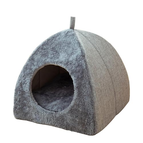 GemüTlich Katzenkorb, Faltbare Katzen KuschelhöHle Einfach Zu Verwenden Faltbare Modern KatzenhöHle Katzen Bett, GemüTlich Katzenkorb, ugwb12cy3jeb1123,L von RUNCH