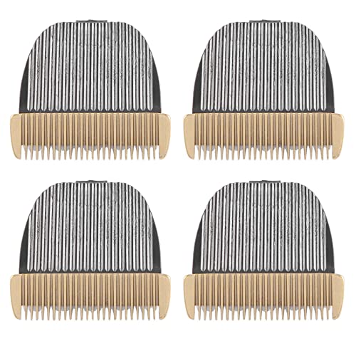RUSWEST 4X Pflege Keramik Kopf Rasier Klinge 40Mm 24 ZäHne für Tier Clipper Trimmer von RUSWEST