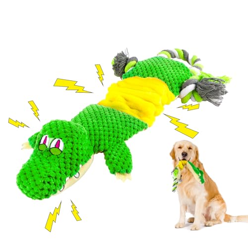 RUXAN Squeaky Hundespielzeug für Welpen, Hund Plüsch Seil Spielzeug für Welpen und kleine Hunde Plüsch Hundespielzeug für Welpen Nettes weiches Krokodil Interaktives Hundespielzeug für Langeweile RUXAN Squeaky Hundespielzeug für Welpen, Hund Plüsch Seil Spielzeug für Welpen und kleine Hunde Plüsch Hundespielzeug für Welpen Nettes weiches Krokodil Interaktives Hundespielzeug für Langeweile von RUXAN