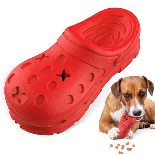 RUXAN Unzerstörbares Hundespielzeug für Aggressive Kauer - Futter Treat Dispensing Hund Interaktives Spielzeug Naturkautschuk Hundespielzeug für Kleine/Mittlere/Große Hunde von RUXAN
