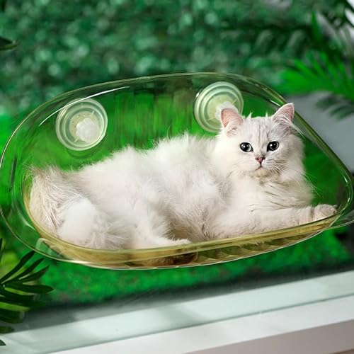 RUYICZB Katzen Fensterliege Katzenbett Fenster Für Katzen 50X30cm Katzen Hängematte Katzen Fensterliege Mit Saugnapf Schnurlose Fensterbank Katzenliege Bis Zu 10Kg,Gelb RUYICZB Katzen Fensterliege Katzenbett Fenster Für Katzen 50X30cm Katzen Hängematte Katzen Fensterliege Mit Saugnapf Schnurlose Fensterbank Katzenliege Bis Zu 10Kg,Gelb von RUYICZB