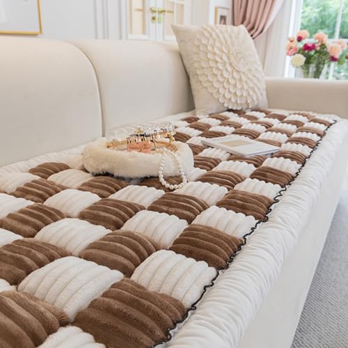 RUYICZB Hund Lustig Couch Abdeckung Magische Sofagarten Baumwolle Schützende Haustier Couch Abdeckung Groß Kariert Quadrat Haustier Matte Bett Couch Abdeckung,Braun,70x70cm/27.6x27.6in RUYICZB Hund Lustig Couch Abdeckung Magische Sofagarten Baumwolle Schützende Haustier Couch Abdeckung Groß Kariert Quadrat Haustier Matte Bett Couch Abdeckung,Braun,70x70cm/27.6x27.6in von RUYICZB