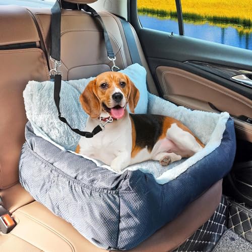 RUYICZB Hundeautositz Für Große/Mittelgroße Hunde, Hundeauto-Reisebett, Bequem Und Sicher, Hundesitz Auto Rückbank Mit Seitliche Lagerung Taschen & Sicherheitsgurt, Hundekorb Auto RUYICZB Hundeautositz Für Große/Mittelgroße Hunde, Hundeauto-Reisebett, Bequem Und Sicher, Hundesitz Auto Rückbank Mit Seitliche Lagerung Taschen & Sicherheitsgurt, Hundekorb Auto von RUYICZB