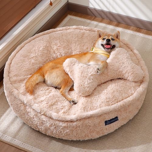 RUYICZB Hundebett, Hundekörbchen, Katzenbett,Waschbares Hundebett, Flauschiges Hundebett Für Große, Mittelgroße & Kleine Hunde, Kurzes Plüschbett Für Hunde Und Katzen,S 40x40x18cm RUYICZB Hundebett, Hundekörbchen, Katzenbett,Waschbares Hundebett, Flauschiges Hundebett Für Große, Mittelgroße & Kleine Hunde, Kurzes Plüschbett Für Hunde Und Katzen,S 40x40x18cm von RUYICZB