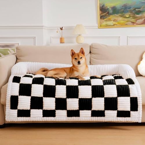 RUYICZB Hundebett, Hundekorb, Hundesofa, Sofabezug, Handwäsche, rutschfest Für Mittelgroße Und Kleine Hunde, Flanell-Hundebett Waschbar Weiches Sofa Für Möbel,Schwarz,75x75cm/29.5x29.5in RUYICZB Hundebett, Hundekorb, Hundesofa, Sofabezug, Handwäsche, rutschfest Für Mittelgroße Und Kleine Hunde, Flanell-Hundebett Waschbar Weiches Sofa Für Möbel,Schwarz,75x75cm/29.5x29.5in von RUYICZB