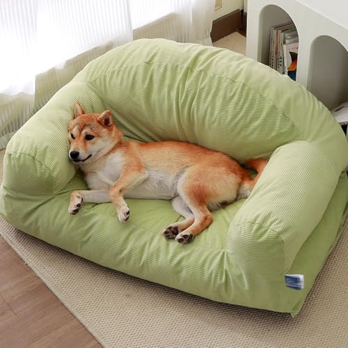 RUYICZB Hundebett, Möbel Für Tiere, Katzenbett, Abnehmbar Waschbar Bezug, Hundekorb, Hundekissen, Hundeliege, Schlafplätze, Hundesofa Für Mittelgroße Und Kleine Hunde,Grün,M 23.62 * 17.72 * 14.96in RUYICZB Hundebett, Möbel Für Tiere, Katzenbett, Abnehmbar Waschbar Bezug, Hundekorb, Hundekissen, Hundeliege, Schlafplätze, Hundesofa Für Mittelgroße Und Kleine Hunde,Grün,M 23.62 * 17.72 * 14.96in von RUYICZB