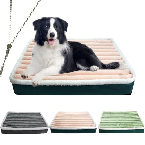 RUYICZB Hundebett Für Große Hunde, Mittleres Hundekissen, Kleines Hundematratze, Wasserdichtes Hundebett, Abnehmbarer Und Waschbarer Bezug, Weiche Haarige Hundematte,Rosa,L RUYICZB Hundebett Für Große Hunde, Mittleres Hundekissen, Kleines Hundematratze, Wasserdichtes Hundebett, Abnehmbarer Und Waschbarer Bezug, Weiche Haarige Hundematte,Rosa,L von RUYICZB