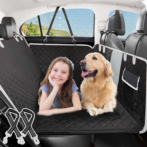 RUYICZB Hundedecke Auto Rückbank, Autoschondecke Hund Rücksitz Seitenschutz Und Sichtfenster Wasserdichter, Rutschfester, Hunde Autodecke, Autodecke Für Den Rücksitz 132X160cm RUYICZB Hundedecke Auto Rückbank, Autoschondecke Hund Rücksitz Seitenschutz Und Sichtfenster Wasserdichter, Rutschfester, Hunde Autodecke, Autodecke Für Den Rücksitz 132X160cm von RUYICZB