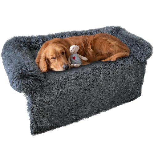 RUYICZB Hundedecke Waschbar Für Grosse Hunde, Hundebett Couch Für Sofaschutz Hund Und Kofferraumschutz, Plüsch Hundematte Mit Reißverschluss, Wasserfeste Rutschfester Unterseite,L RUYICZB Hundedecke Waschbar Für Grosse Hunde, Hundebett Couch Für Sofaschutz Hund Und Kofferraumschutz, Plüsch Hundematte Mit Reißverschluss, Wasserfeste Rutschfester Unterseite,L von RUYICZB