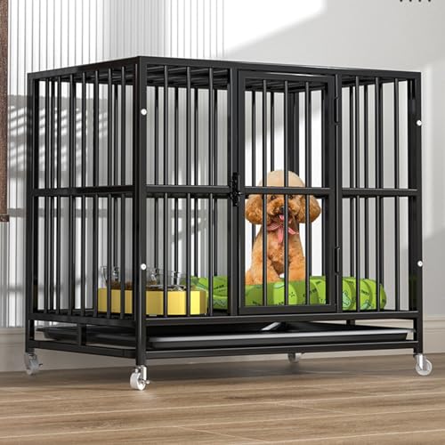 RUYICZB Hundekäfig Große Mittelgrosse Hunde Hundetransportbox Schwerlast Hundetransportkäfig Hundekäfig Für Zuhause Hundezwinger Garten Outdoor Indoor Mit 2 Türen Und 4 Rollen,24" Lx17.7 Wx21.6 H RUYICZB Hundekäfig Große Mittelgrosse Hunde Hundetransportbox Schwerlast Hundetransportkäfig Hundekäfig Für Zuhause Hundezwinger Garten Outdoor Indoor Mit 2 Türen Und 4 Rollen,24" Lx17.7 Wx21.6 H von RUYICZB