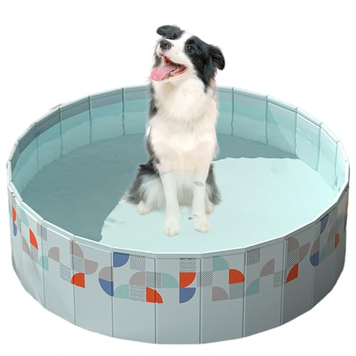 RUYICZB Hundepool Fur Große Kleine Hunde, 120/160CM Faltbar Hunde Planschbecken, Tragbar & Eco-Friendly PVC Hunde Pool, Schwimmbecken Für Hunde Kinder Hundebadewanne Faltbarer,160cm RUYICZB Hundepool Fur Große Kleine Hunde, 120/160CM Faltbar Hunde Planschbecken, Tragbar & Eco-Friendly PVC Hunde Pool, Schwimmbecken Für Hunde Kinder Hundebadewanne Faltbarer,160cm von RUYICZB