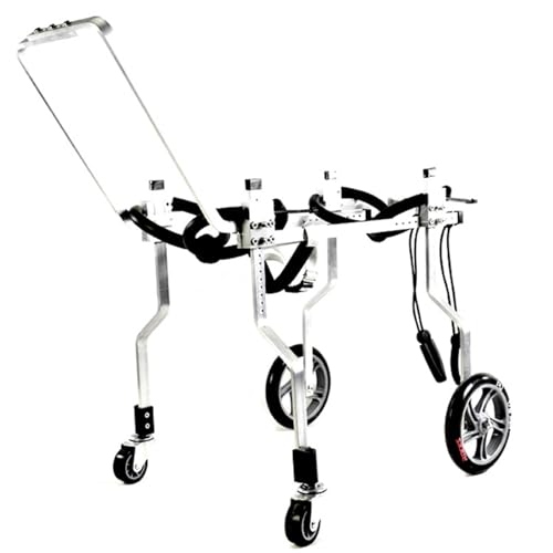 RUYICZB Hunderollstuhl, Haustierrollstuhl Mit Voller Unterstützung Für Behinderte Hinterbeine, Verstellbarer Hundewagen Mit 4 Rädern, Tierübungsrollstühle Für Gelähmte Hinterbeine,XL 31 RUYICZB Hunderollstuhl, Haustierrollstuhl Mit Voller Unterstützung Für Behinderte Hinterbeine, Verstellbarer Hundewagen Mit 4 Rädern, Tierübungsrollstühle Für Gelähmte Hinterbeine,XL 31 von RUYICZB